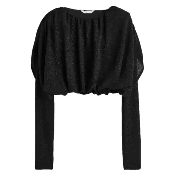 Блузка H&M Voluminous, черный