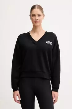 Блузка хлопковая Dkny, черный