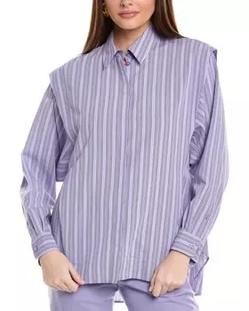 Блузка Hugo Boss Barchivio, фиолетовый