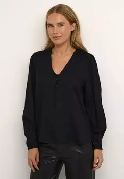 Блузка IBEN Kaffe, цвет black deep