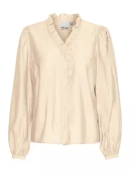 Блузка ICHI Blouse Laya, бежевый