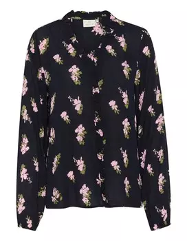 Блузка Kaffe Blouse Ellen, темно-синий