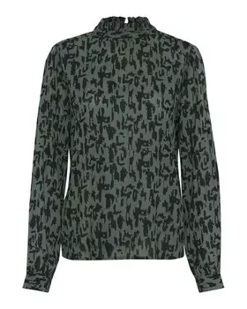 Блузка Kaffe Blouse Luna, цвет fir