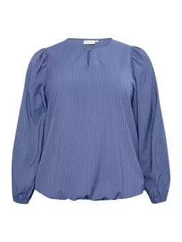 Блузка KAFFE CURVE Blouse Mitto, индиго