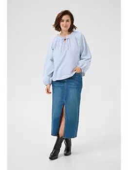 Блузка Kaffe, цвет blue/white stripe