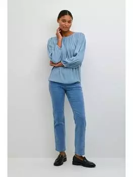 Блузка Kaffe, цвет faded denim