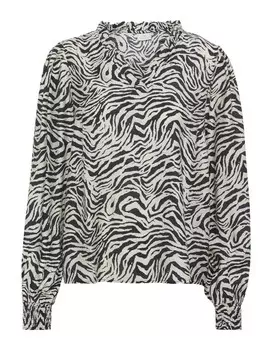 Блузка Kaffe Jodie, цвет Ecru/Black