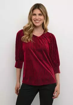 Блузка Kaffe KACACA, цвет haute red
