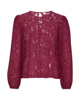 Блузка Kaffe Lanice, цвет Ruby red