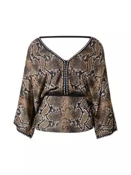Блузка Karen Millen, светло-коричневый