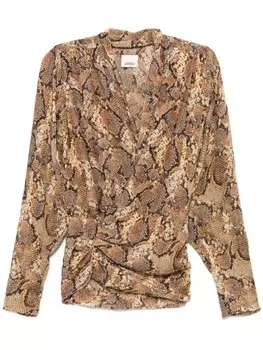 Блузка Клоди ISABEL MARANT, коричневый
