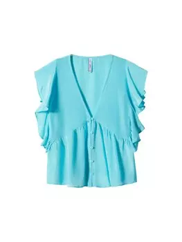 Блузка Mango SANDRO, синий