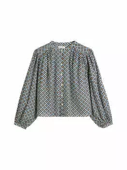 Блузка Marc O'Polo, цвет multi/muted blue