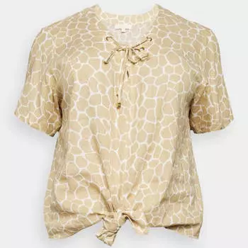 Блузка Michael Kors Giraffe Grommet, хаки