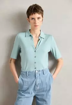 Блузка на пуговицах BLOUSE SHORT SLEEVE CLASSIC FIT Marc O'Polo, мятный