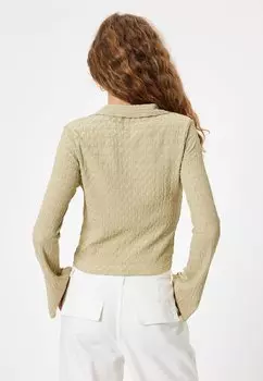 Блузка на пуговицах BUTTONED Koton, зеленый