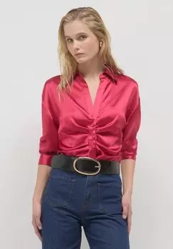 Блузка на пуговицах CROP SIMIL CON ARRICCIO Calliope, розовый