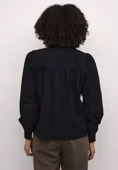 Блузка на пуговицах ENYA Kaffe, цвет Mottled Black