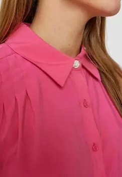 Блузка на пуговицах NUDEBBIE Nmph, розовый