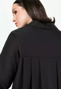 Блузка на пуговицах PAPER TOUCH LONG SLEEVE Ulla Popken, черный