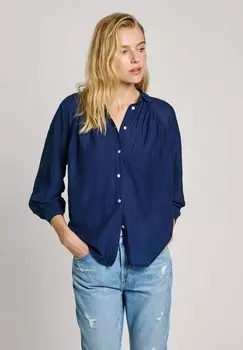Блузка на пуговицах Pepe Jeans, темно-синий