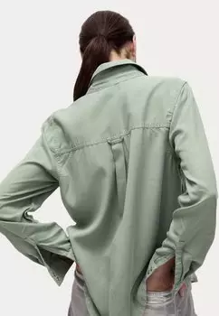 Блузка на пуговицах PURE LYOCELL BUTTON THROUGH Marks & Spencer, хаки