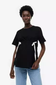 Блузка на завязках H&M, черный