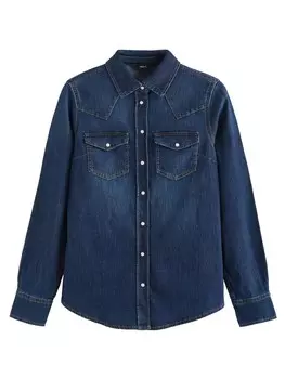 Блузка Next Blouse, темно-синий