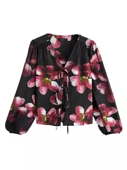 Блузка Next, цвет Pink/Black