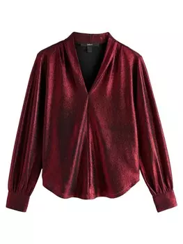 Блузка Next, цвет Wine red