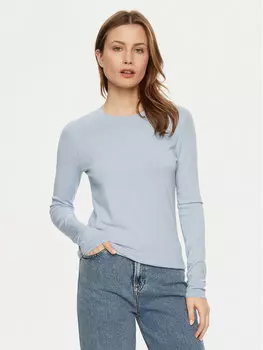 Блузка облегающего кроя K20K208031 Calvin Klein, голубой