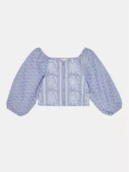 Блузка обычного кроя J5GH08WH7K0 Guess, синий