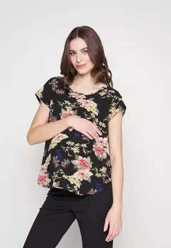 Блузка ONLY MATERNITY, черный