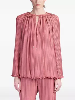 Блузка плиссе Lanvin, розовый