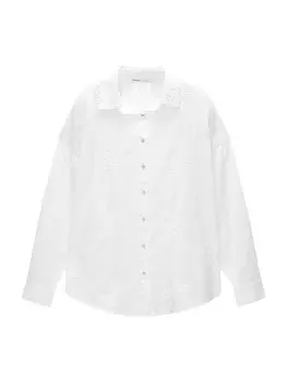 Блузка Pull&Bear, белый