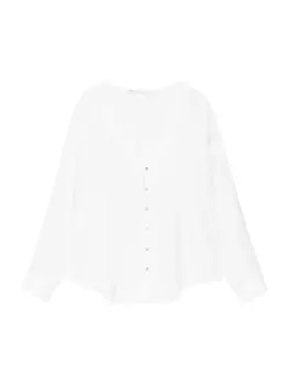 Блузка Pull&Bear, белый