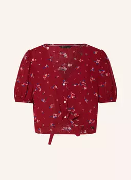 Блузка-рубашка TOMMY JEANS, темно-красный