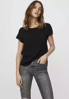 Блузка-рубашка Vero Moda "VMBECCA", черный
