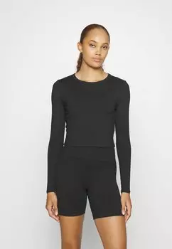 Блузка с длинными рукавами Cotton On, черный
