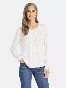 Блузка с длинными рукавами Gerry Weber, белый