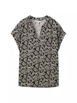 Блузка с коротким рукавом TOM TAILOR Blouse, черный