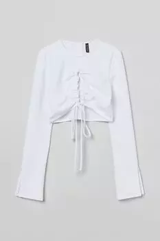Блузка с вырезами H&amp;M, белый
