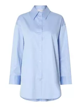 Блузка SELECTED FEMME Iconic, светло-синий