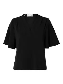 Блузка SELECTED FEMME SLFTEnny, черный