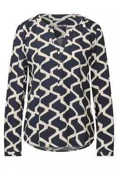 Блузка STREET ONE Blouse, темно-синий