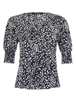 Блузка Threadbare, цвет black dot