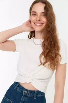 Блузка TRENDYOLMLLA, белый