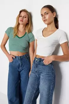 Блузка TRENDYOLMLLA, белый