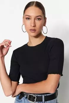 Блузка TRENDYOLMLLA, черный