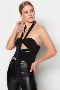 Блузка TRENDYOLMLLA, черный